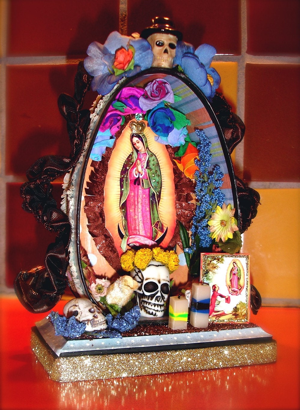 Day of the Dead Shrine OOAK