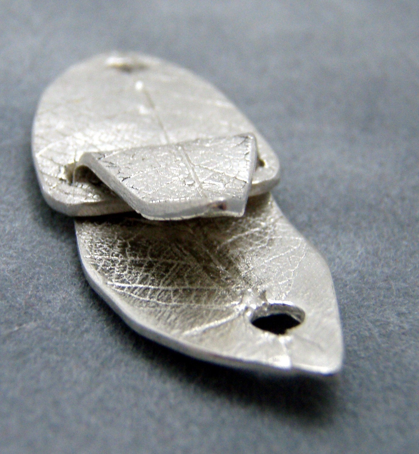 Two Leaves Handmade Clasp by WillowandMe on Etsy