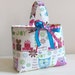 Christmas Gift Basket in Owl Print