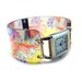 NEW, RESIN WATCH. Koi, Chunky Bangle Bracelet watch, resin, photo bracelet