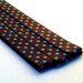 Magnet Bookmark - Pattern Keeper - 3 - Brown & Blue Polka Dot