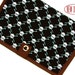 SUPER SALE -Knitting Pattern Holder -mi Pattern Wallet Supplies Chart Keeper with Extendor - Blue Knit Pirates
