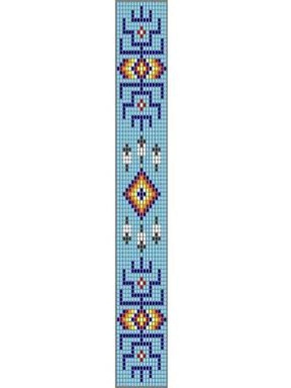 Items similar to Loom Beadwork Pattern Native American Indian PTL-2 on Etsy