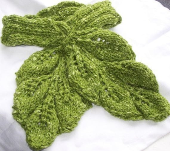 Scarf Pattern Collection Leaf Lover 8 scarf patterns