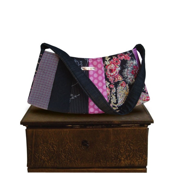 RASPBERRY KAMIKAZE / medium shoulder bag