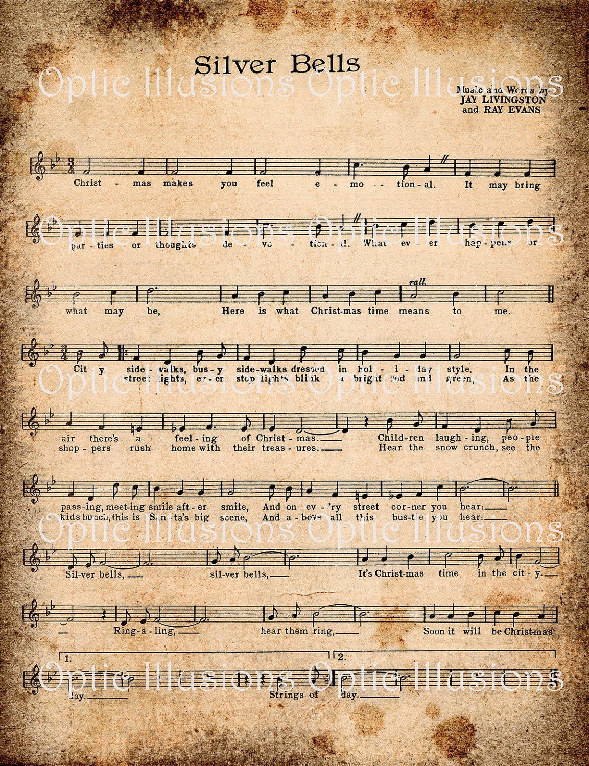 Silver Bells Christmas Carol 