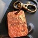 Safe Travels Hand Stamped Copper Keychain - Great Graduation Gift