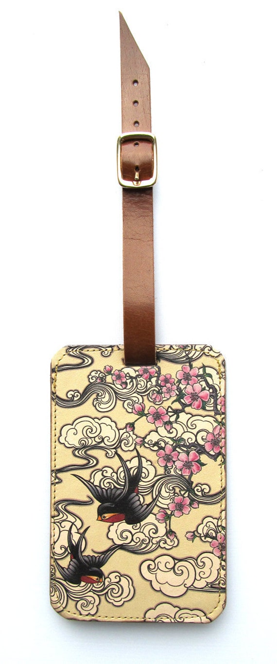 Luxury Leather Luggage Tags