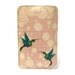 Leather iPhone (All) iTouch (All) case - Hummingbirds & bubbles design