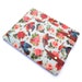 Leather New iPad case - Birds and Roses design
