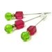 Counting Pins Marking Pins Rose Green Cross Stitch Hardanger Needlepoint