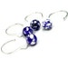 Crochet Stitch Markers Set, Removable, Snag Free, Beaded, DIY Crochet, Gift, TJBdesigns, Purple, White