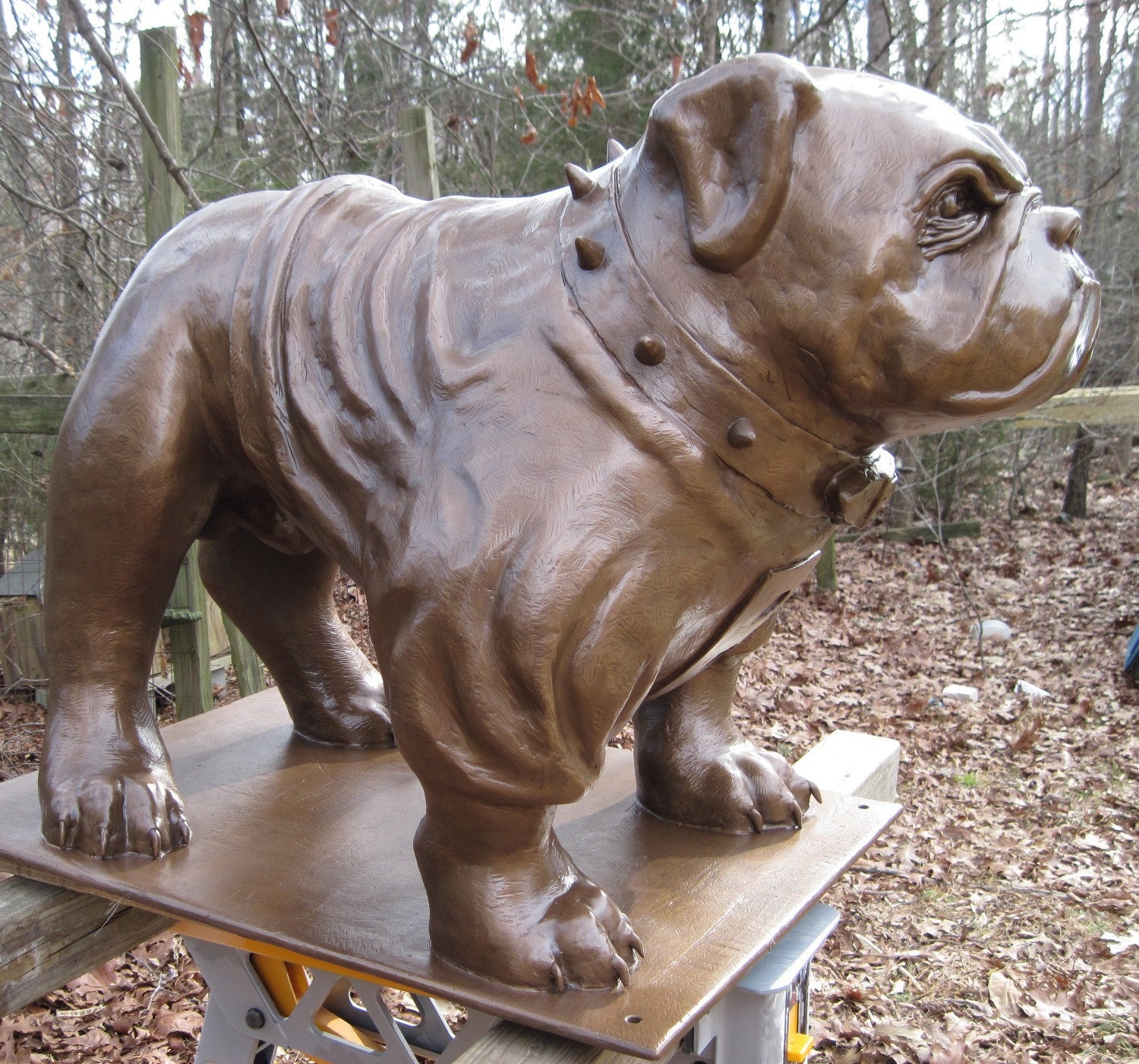 Bulldog Mascot Statue English Bulldog Body Style