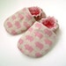 Reserved Listing for Lis007 - Little Piggie - Soft Soled Cloth Baby Shoes and Bib