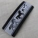 Leather Barrette "Black Beauty"
