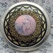 March Madness Sale Use Coupon Code MARCHMADNESS At Checkout To Receive 10% Discount Swirling Pink and Black Deco Compact Mirror