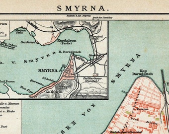 Smyrna map | Etsy