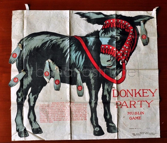 Pin The Tail On The Donkey Rules