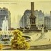 1930s Vintage Postcard of Trafalgar Square, London, England