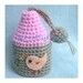 Crochet pattern - Sweety Bird house Key cover