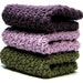 Vineyards Crochet Wash Cloths, Crocheted Cotton Dish Cloths