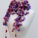 Reserved for Charmaine Clearance Sale Marshmallow Scarf II in Muted Plums