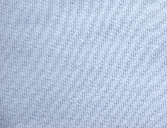 Items similar to Organic Cotton Knit Fabric by the Yard in Sky on Etsy