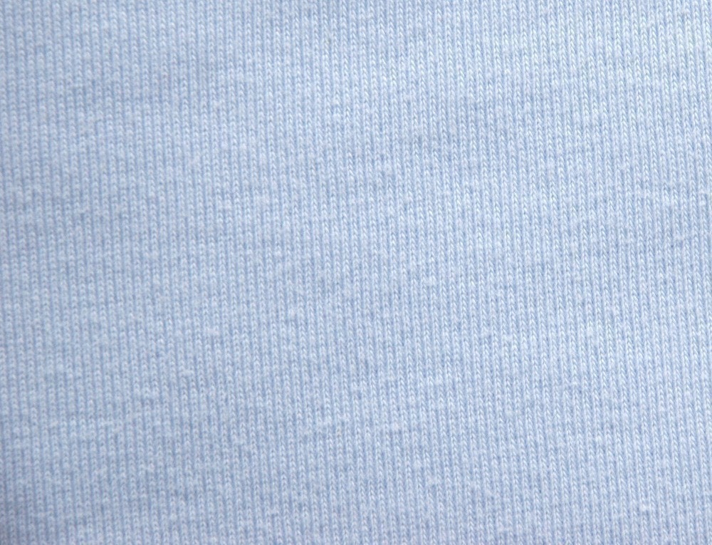 Organic Cotton Knit Fabric by the Yard in Sky by GreenDepot