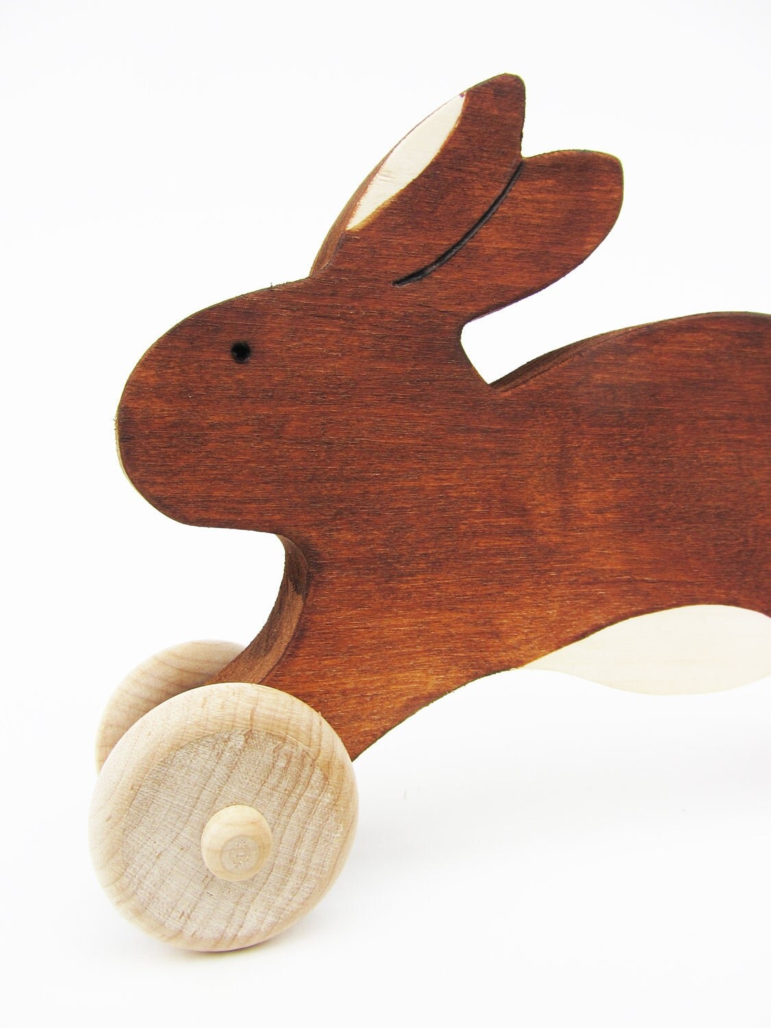 Wooden Easter Bunny Toy Easter Rabbit gift eco friendly