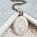 Weathered vintage style locket necklace. Antique white photo keepsake gift. Jewelry by Sweet And Simple.