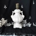Small White Pottery Lamp Shabby n Chic Style