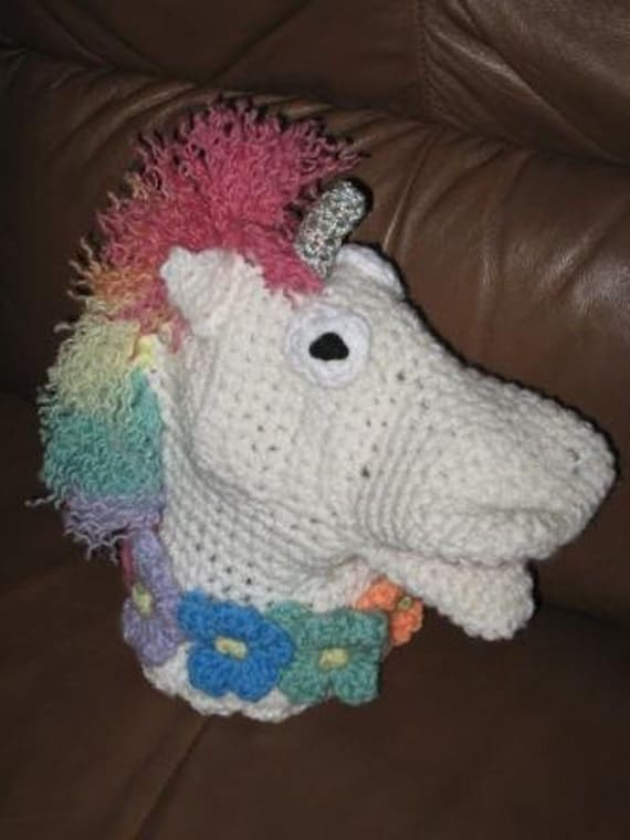 unicorn rainbow puppet
