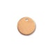 Clearance - Tiny Copper Blank Disc 9mm and .7mm Hole - 24 Gauge - QTY 20