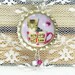 Kitten Necklace, Altered Art Necklace, Bottle Cap Necklace, Tea Cup Necklace, Bottle Cap Jewelry