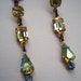 CORA, Downton Abbey, Vintage Pale Yellow Earrings, Rhinestone Drop Earrings, Bridesmaids Earrings