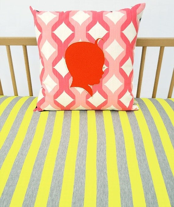 Gender Neutral Crib Sheet Fitted Crib Sheet by AuntBucky on Etsy