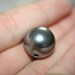 HALF PRICE SALE - Full Drill High Lustre Black Pearl Beads - 16mm - 10 pcs