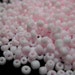 Small Round Matte Finished Baby Pink Czech Glass Beads - 2000 pcs