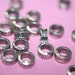 SALE - Antique Silver Plated Round Flat Ring Spacers -8mm- 10 pcs