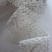 RESERVED for Carol Anne 1.5 Wide Crochet Ivory Ribbon