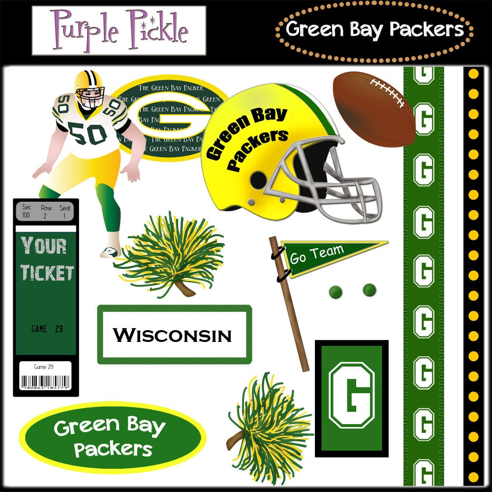 Green Bay Packers Digital Scrapbook Kit