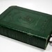 1930s Bank The Prudential Insurance Co Newark NJ Save and Insure Vol 5 Metal Leather Book Bank in Green and Gold