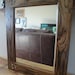 Industrial Oak Mirror