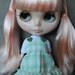 Blythe Green checked Dress