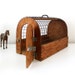 Vintage Wooden Animal Cage / Carrier