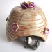 Spring SALE..Frog house - Handmade ceramic pottery - Toad house - Toad abode