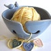 Lovebirds, Heart, Yarn bowl, yarn holder, Knitting bowl, Handmade, ceramic pottery, C