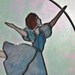 Ballerina Stained Glass Layered Suncatcher