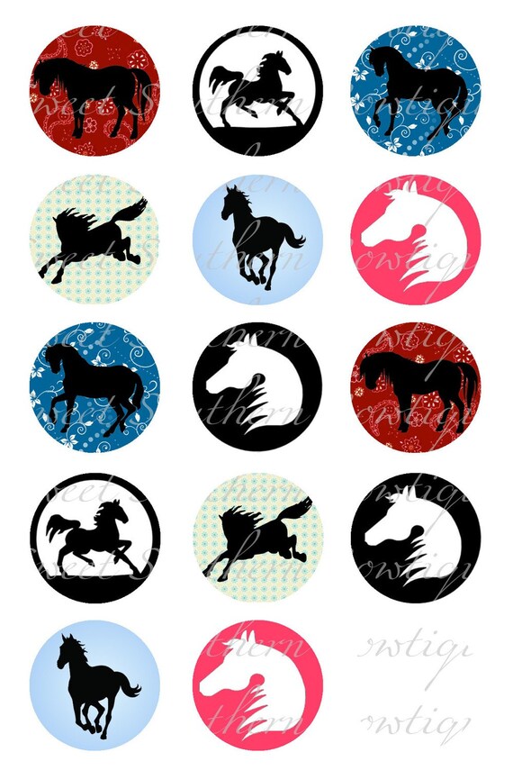 Horse Themed Bottle Cap Images