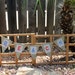 Burlap and Canvas "BEACH" Banner Flag Bunting